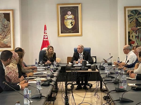 وزير السياحة التونسي يلتقي أعضاء اللجنة الخاصة بالتدقيق الشّامل في عمليات الانتداب والإدماج بوزارة السياحة