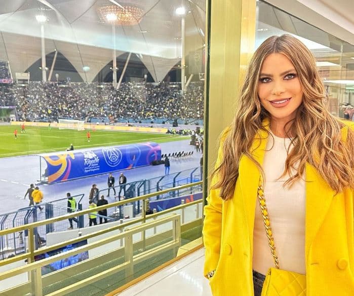 صوفيا فيرغارا تقضي أوقاتا ممتعة في الرياض