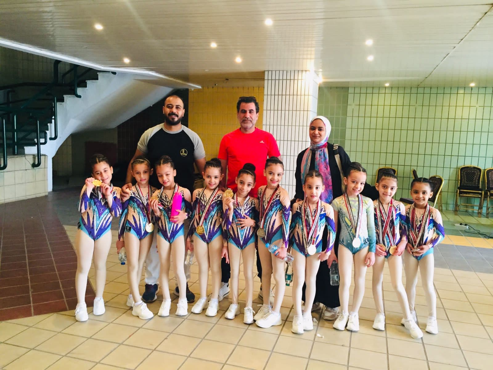 أكاديمية Bany gymnastics and ballet تحصد المركز الأول والميدالية الذهبية لبطولة الجمهورية لجمباز الأيروبك تحت 7 و 8 سنوات