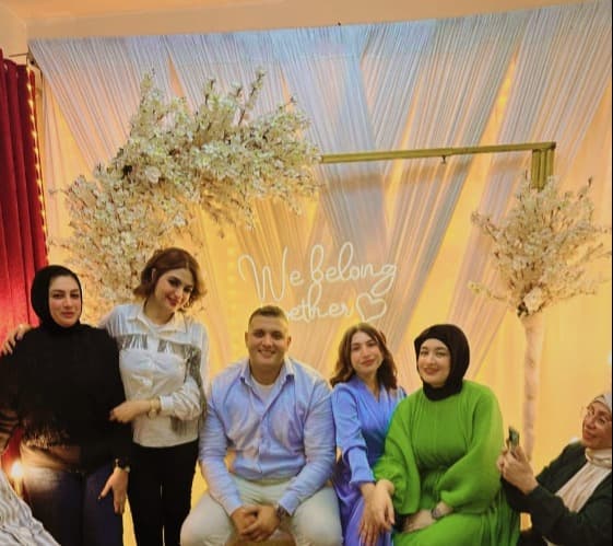 تهنئة خاصة للفنانة رحمة نصار لخطوبتها لضابط الشرطة محمد جمال