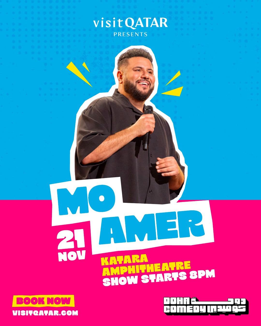 Visit Qatar Presents Mo Amer Live in Doha