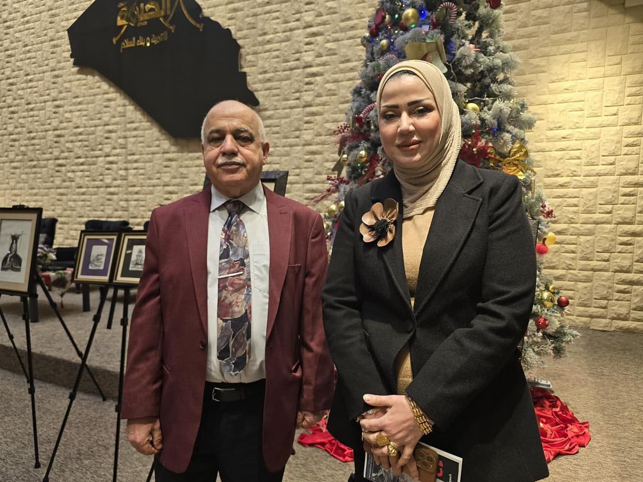 في المعرض الشخصي الثاني عشر للفنان الاستاذ الدكتور أحمد دخيل النقيب