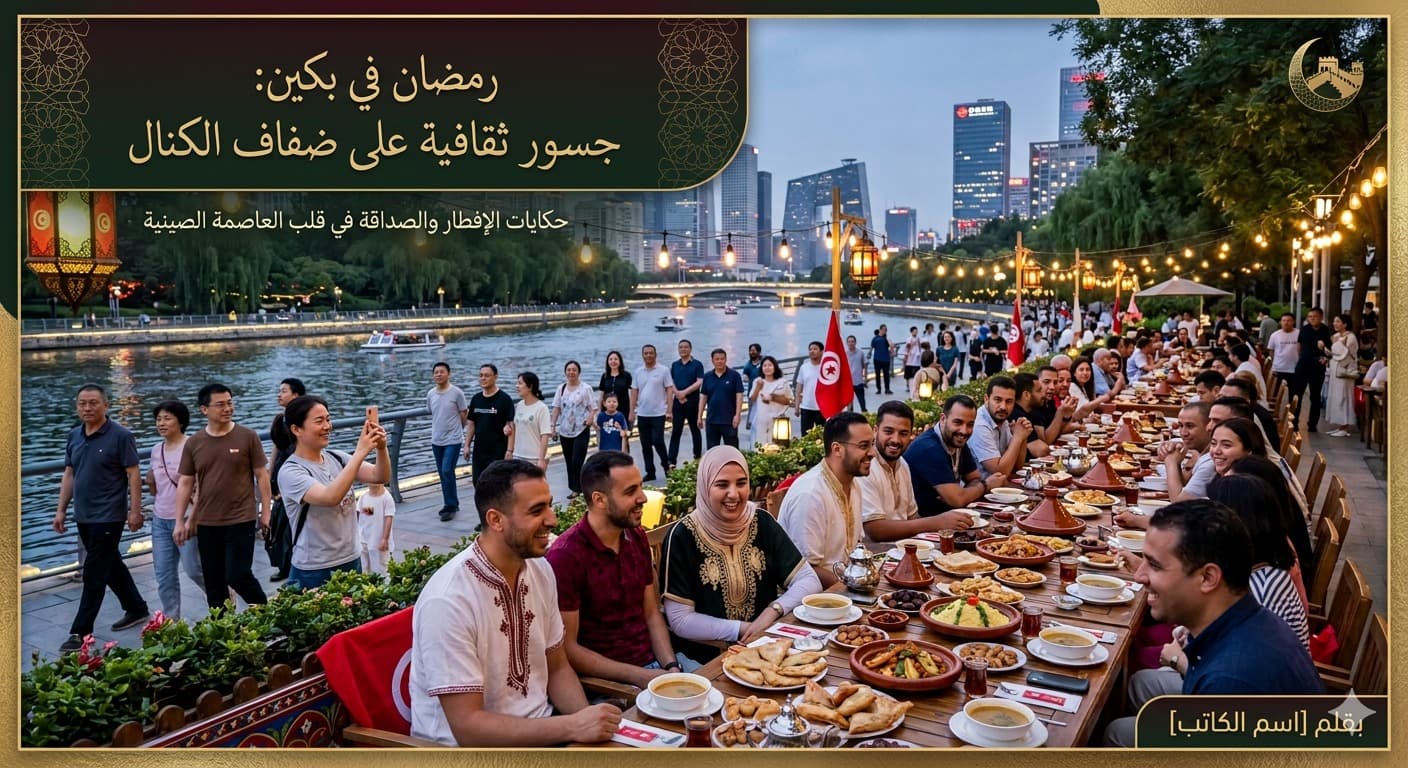 على ضفاف نهر "ليانغما" ببكين.. تونسيون يصنعون رمضان بطعم الوطن