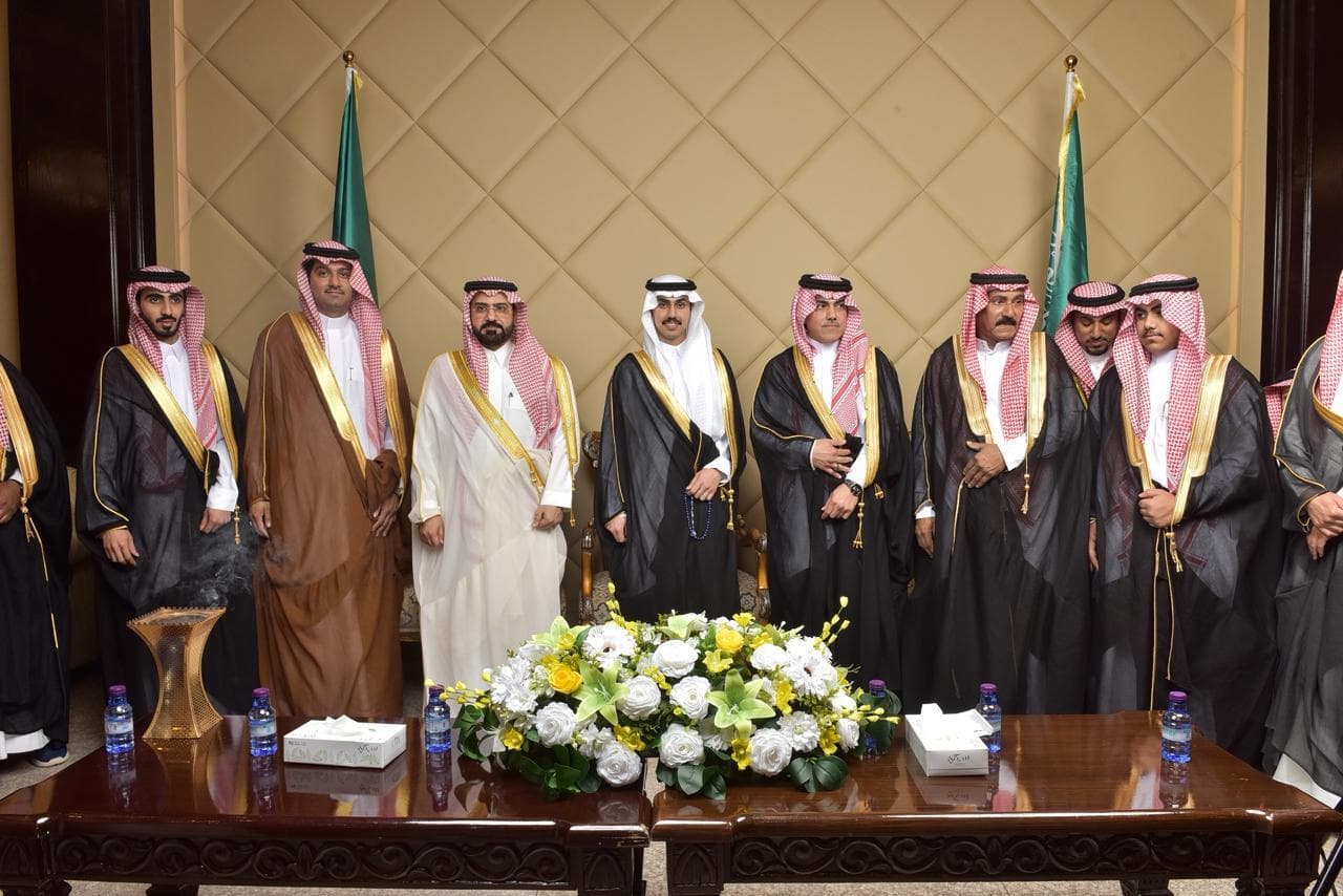 بحضور عدد من أصحاب السمو و المسؤوليين .. " البراهيم " يحتفل بزفاف نجله الدكتور بسّام
