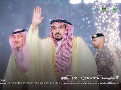 أمير القصيم يشهد الليلة الذهبية لكرنفال بريدة الدولي للتمور