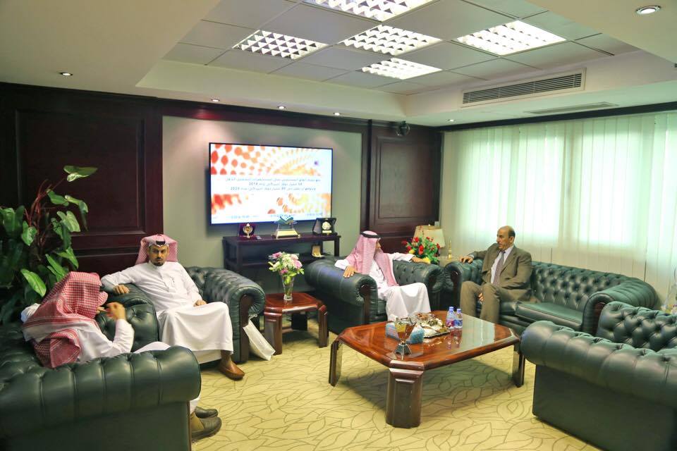 الدكتور النامي يستقبل وفد من جامعة حفر الباطن | مجلة السياحة العربية