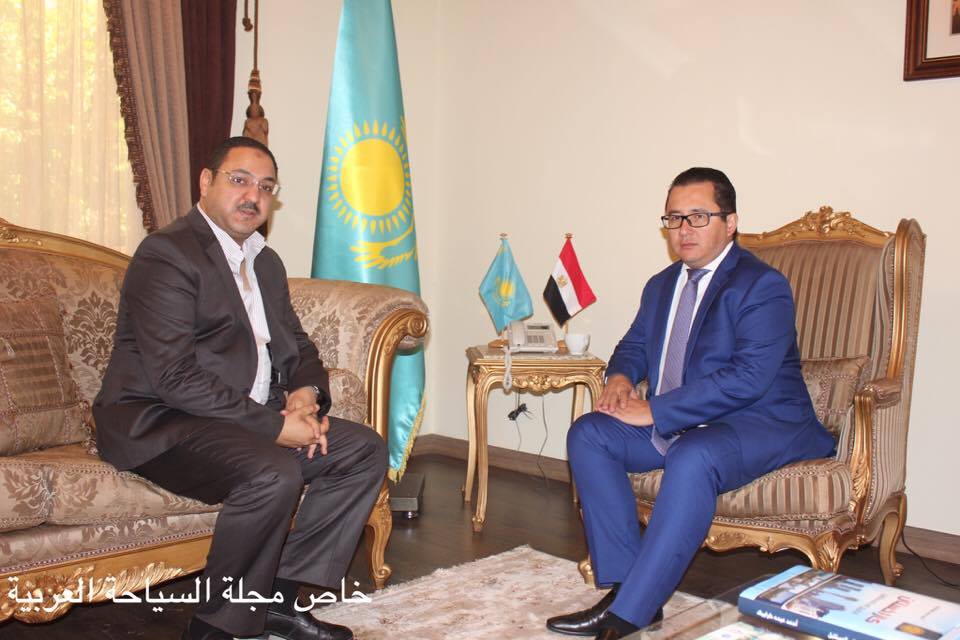 خاص .. السفير الكازاخستاني بالقاهرة أرمان إيساغالييف لـ "السياحة العربية " .. علاقتنا بالقاهرة تاريخية ..ومصر من أوائل الدول التي اعترفت باكازاخستان عقب الاستقلال