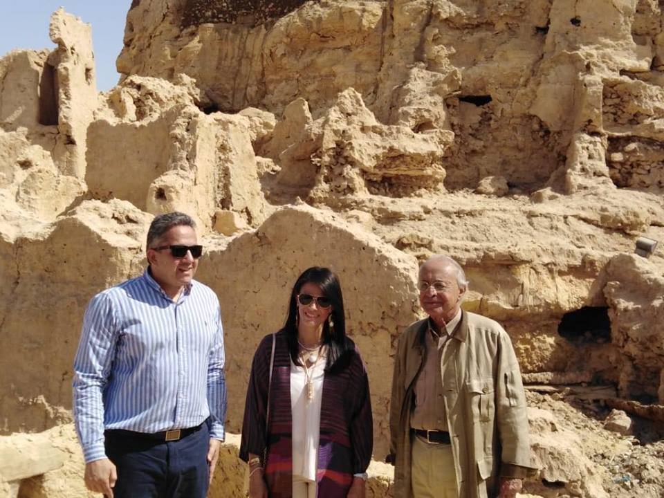 جولة لوزيري السياحة والآثار لعدد من المواقع الآثرية في واحة سيوة | مجلة السياحة العربية
