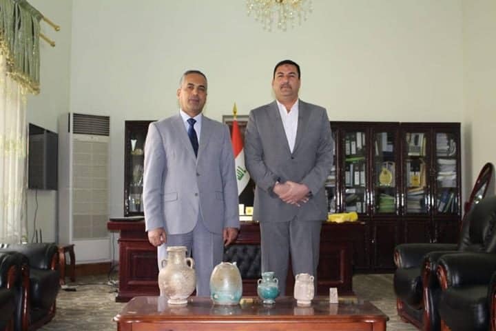 الهيئة العامة للاثار والتراث تستلم خمس قطع اثرية من محافظة النجف الاشرف | مجلة السياحة العربية .. #السياحة_العربية