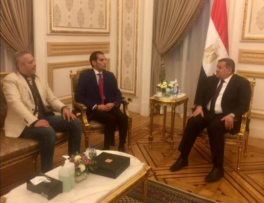 رمزي سليم يتلقي وزير الدولة للاعلام لبحث فرص  الاستثمار في الاعلام