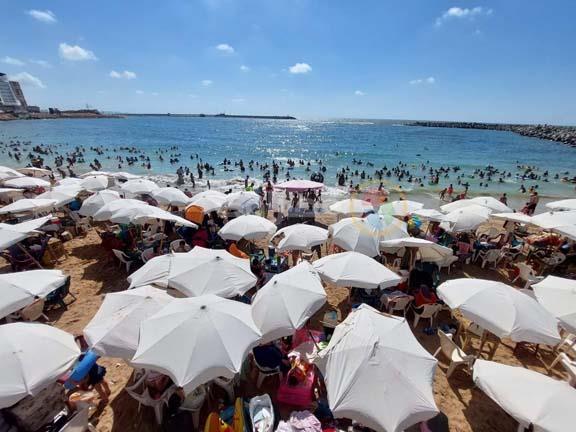 لليوم الثاني علي التوالي .. رايات صفراء على شواطئ الإسكندرية