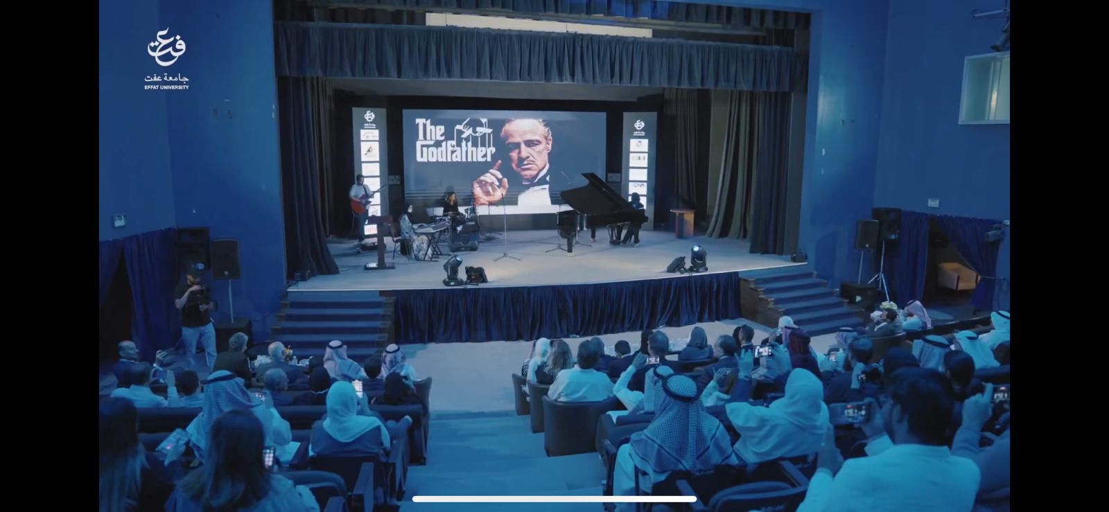 "جامعة عفت" تعقد مؤتمرا صحفيا لتوضيح برامج مهرجان الأفلام الدولي