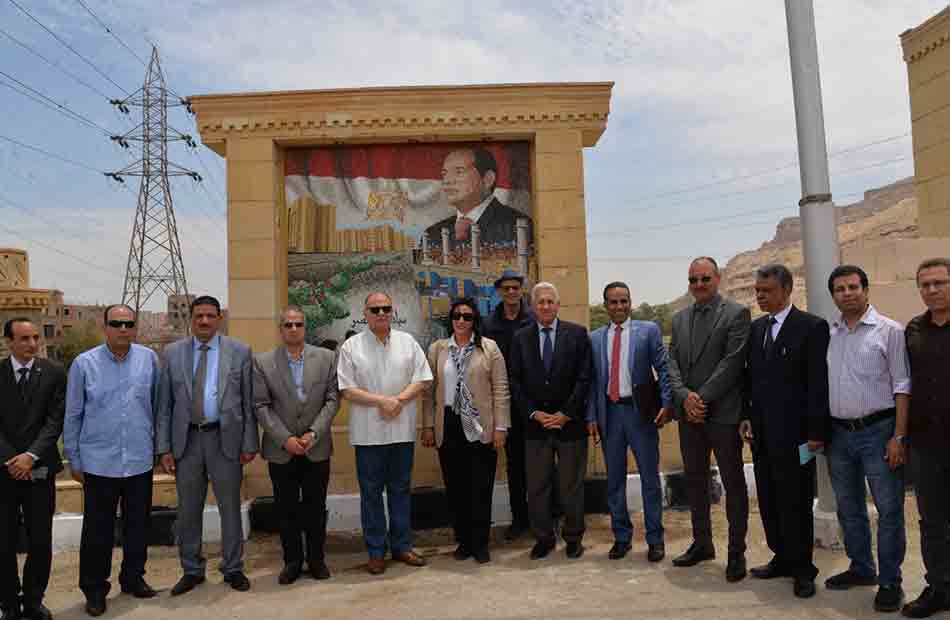 محافظ أسيوط ونائب وزير السياحة والآثار يتفقدان الأعمال النهائية لتطوير مسار رحلة العائلة المقدسة