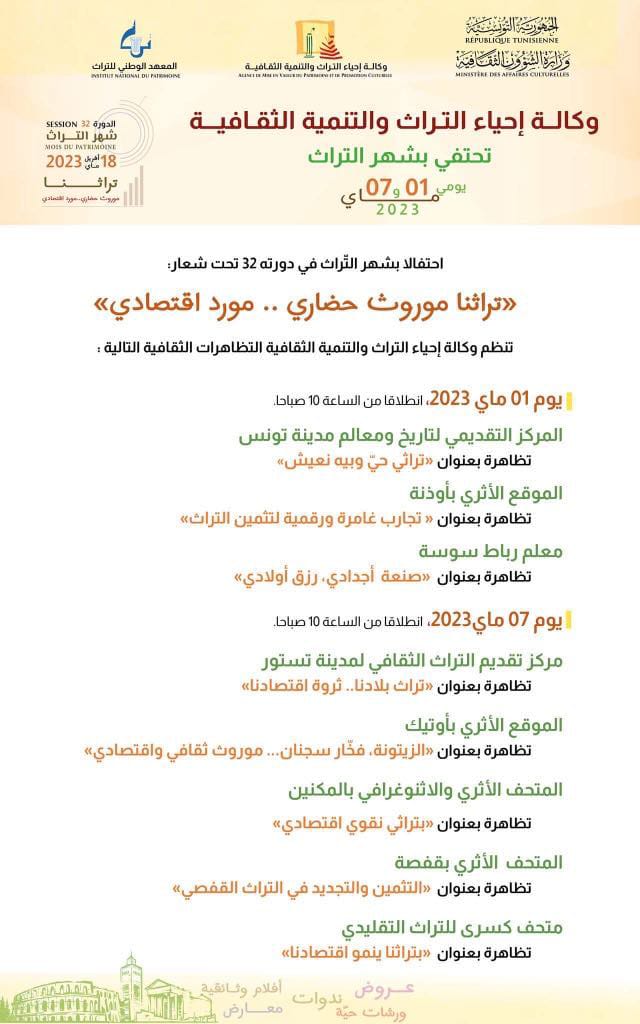 وكالة إحياء التراث والتنمية الثقافية تحتفي بشهر التراث