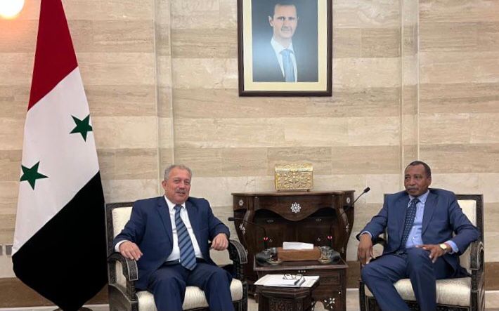 رئيس مجلس الوزراء السوري يستقبل المدير العام للمنظمه العربيه للتنميه الزراعيه