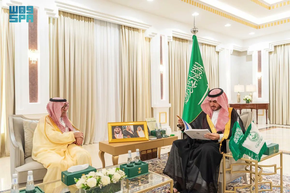 أمير الجوف يلتقي برئيس المنظمة العربية للسياحة