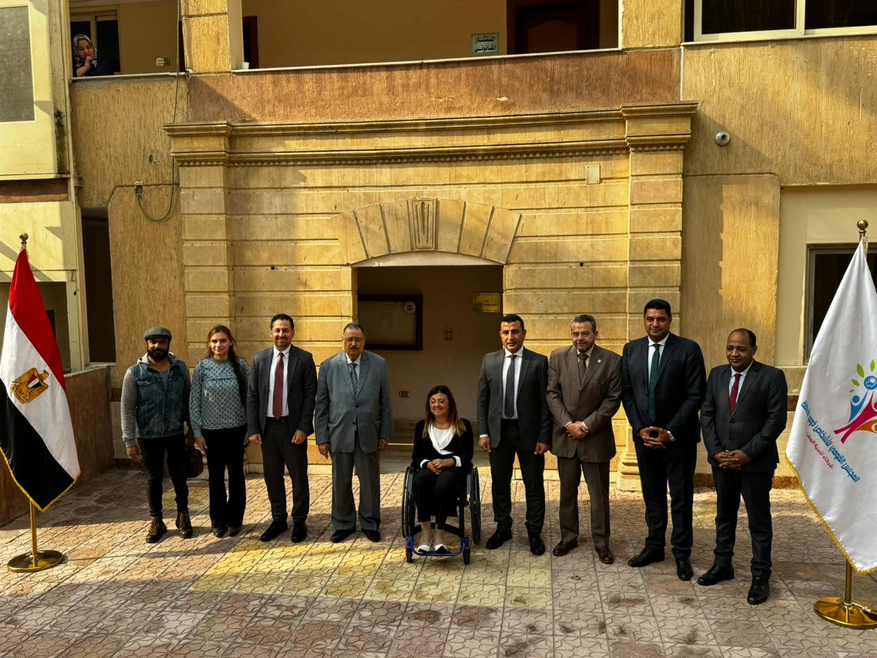 رئيس بعثة جامعة الدول العربية لمتابعة الانتخابات الرئاسية المصرية يلتقي رئيسة المجلس القومي للأشخاص ذوي الإعاقة