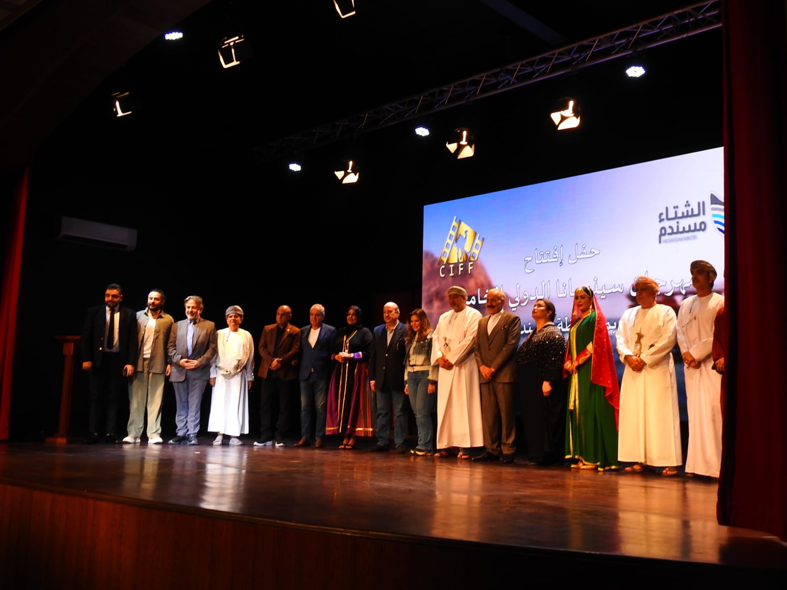 إفتتاح مهرجان سينيمانا الدولي الخامس بمحافظة مسندم