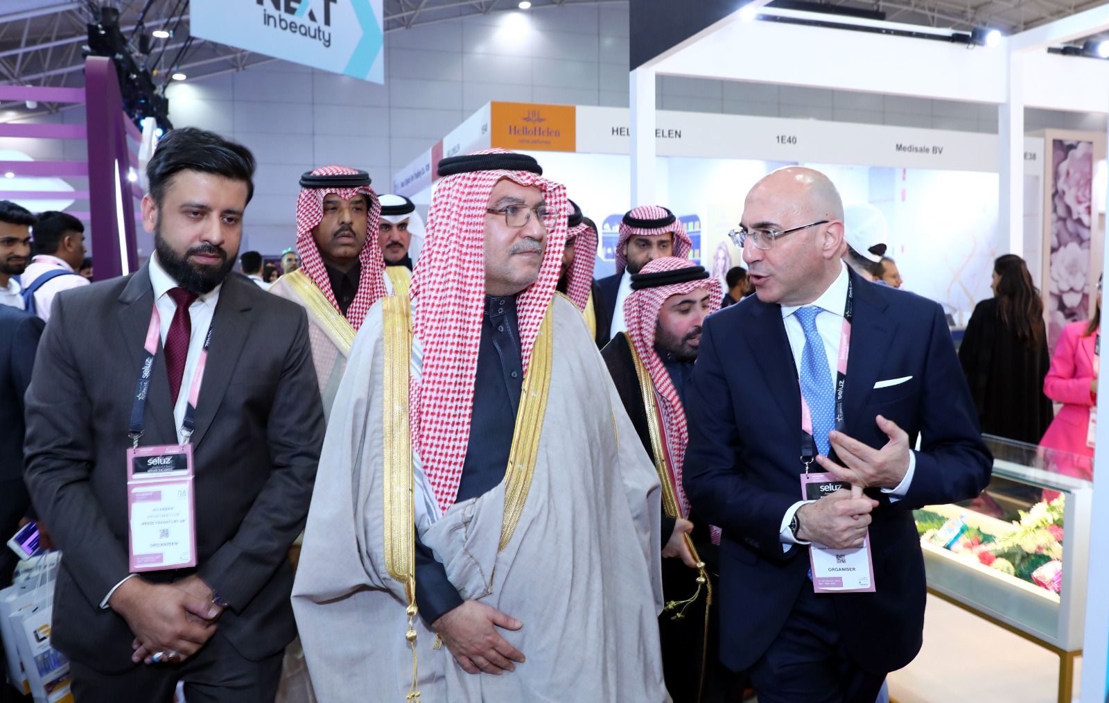 صاحب السمو الأمير تركي بن محمد بن ناصر بن عبد العزيز آل سعود يدشن معرض بيوتي وورلد السعودية 2024