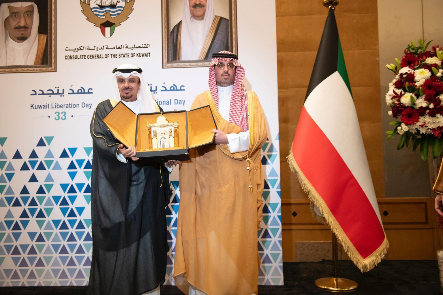 محافظ جدة يحضر حفل قنصلية الكويت بمناسبة ذكرى اليوم الوطن