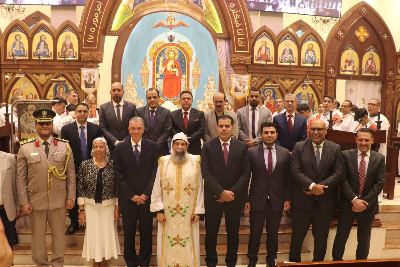 سفارة مصر بمسقط تشارك فى احتفالات عيد القيامة المجيد.