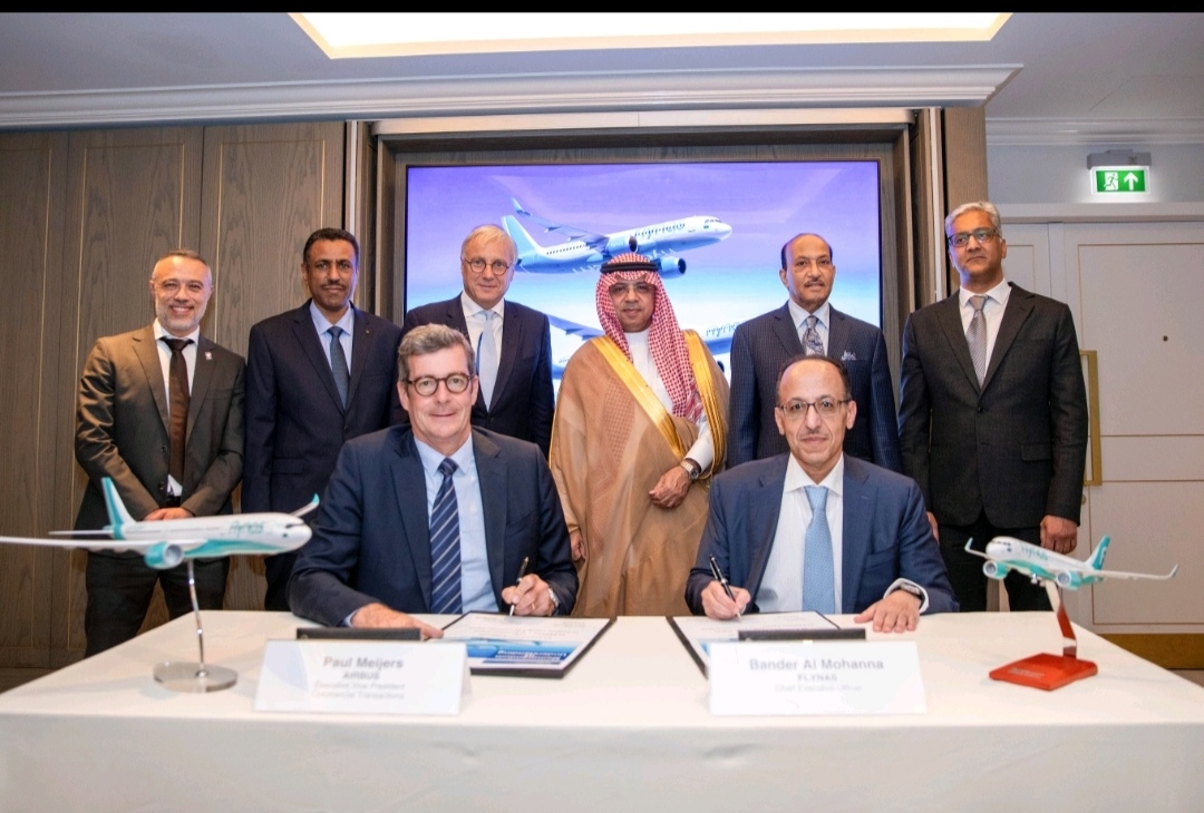 طيران ناس يوقع صفقة ضخمة لشراء 160 طائرة ايرباص جديدة تشمل طائرات A330neo عريضة البدن، مضاعفاً حجم طلبياته إلى 280 طائرة