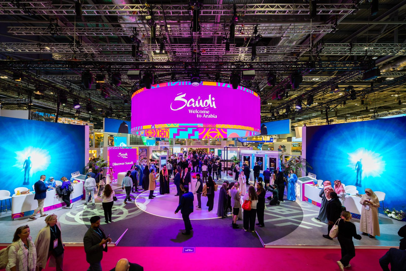 جناح "روح السعودية" يختتم مشاركته الناجحة في معرض سوق السفر العالمي WTM