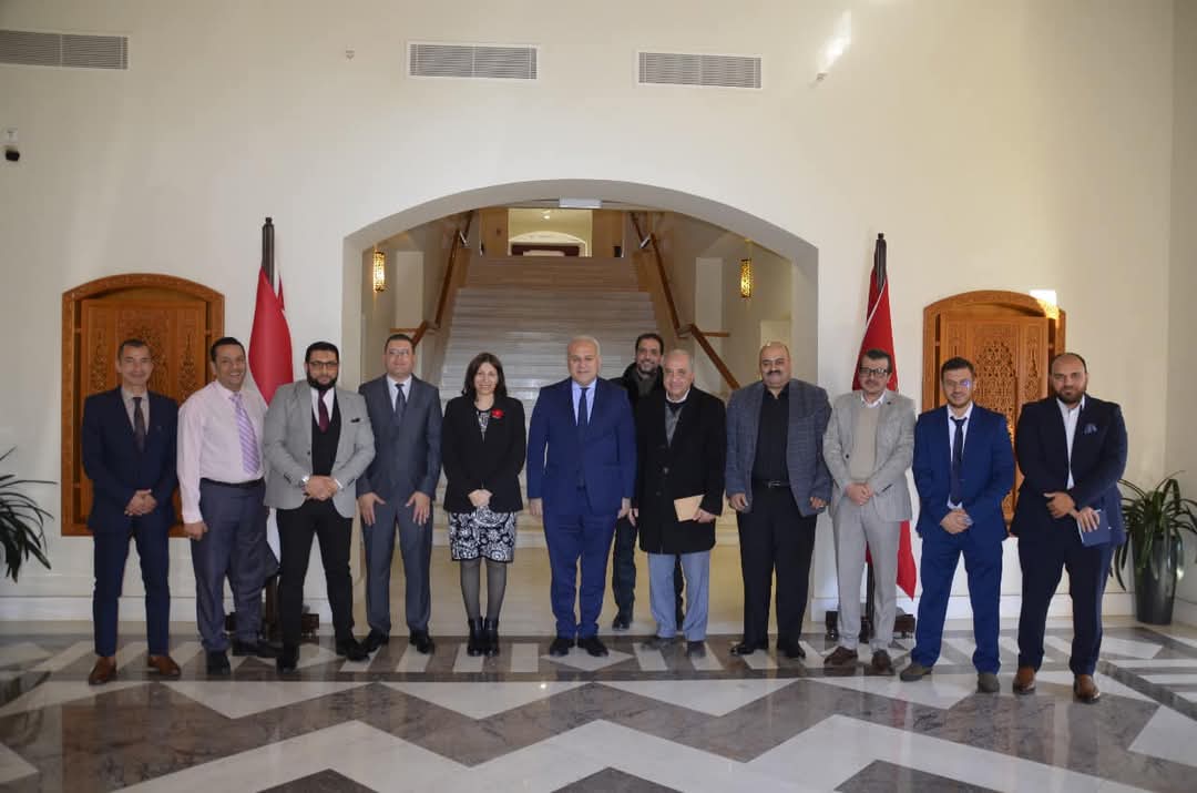 سفير مصر بالمغرب يستقبل أعضاء مجلسي الادارة فى الإتحاد العام للمصريين، وجمعية الجالية المصرية بالمغرب