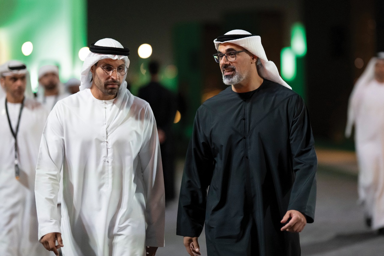 خالد بن محمد بن زايد يشهد حفل افتتاح متحف "تيم لاب فينومينا أبوظبي" للفنون الرقمية في المنطقة الثقافية في السعديات