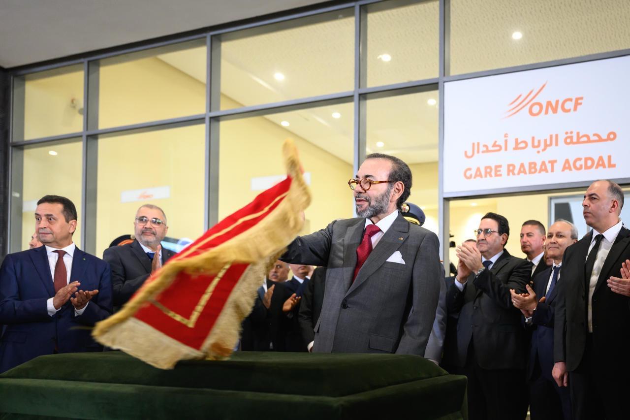 الملك محمد السادس يُعطي انطلاقة أشغال إنجاز الخط السككي فائق السرعة LGV الرابط بين القنيطرة ومراكش