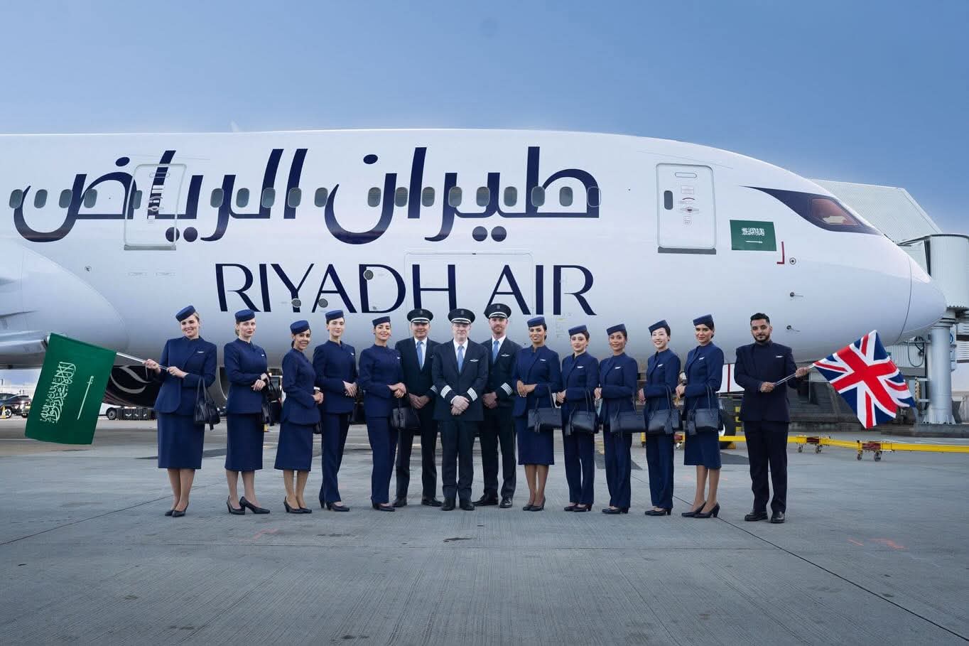 طيران الرياض يطلق أولى رحلاته الافتتاحية الي مدينة لندن