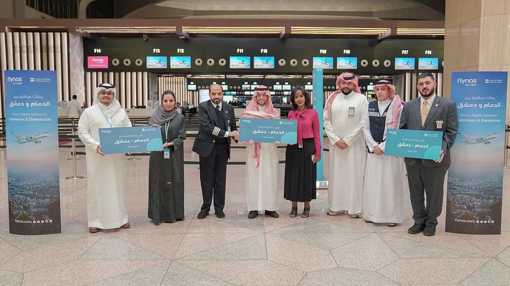 طيران ناس يُطلق أولى رحلاته المباشرة بين الدمام ودمشق ضمن خطته التوسعية نحو 2030*