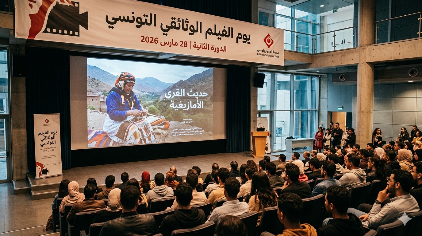 يوم الفيلم الوثائقي التونسي" في دورته الثانية: نافذة سينمائية على الذاكرة والهوية بمدينة العلوم