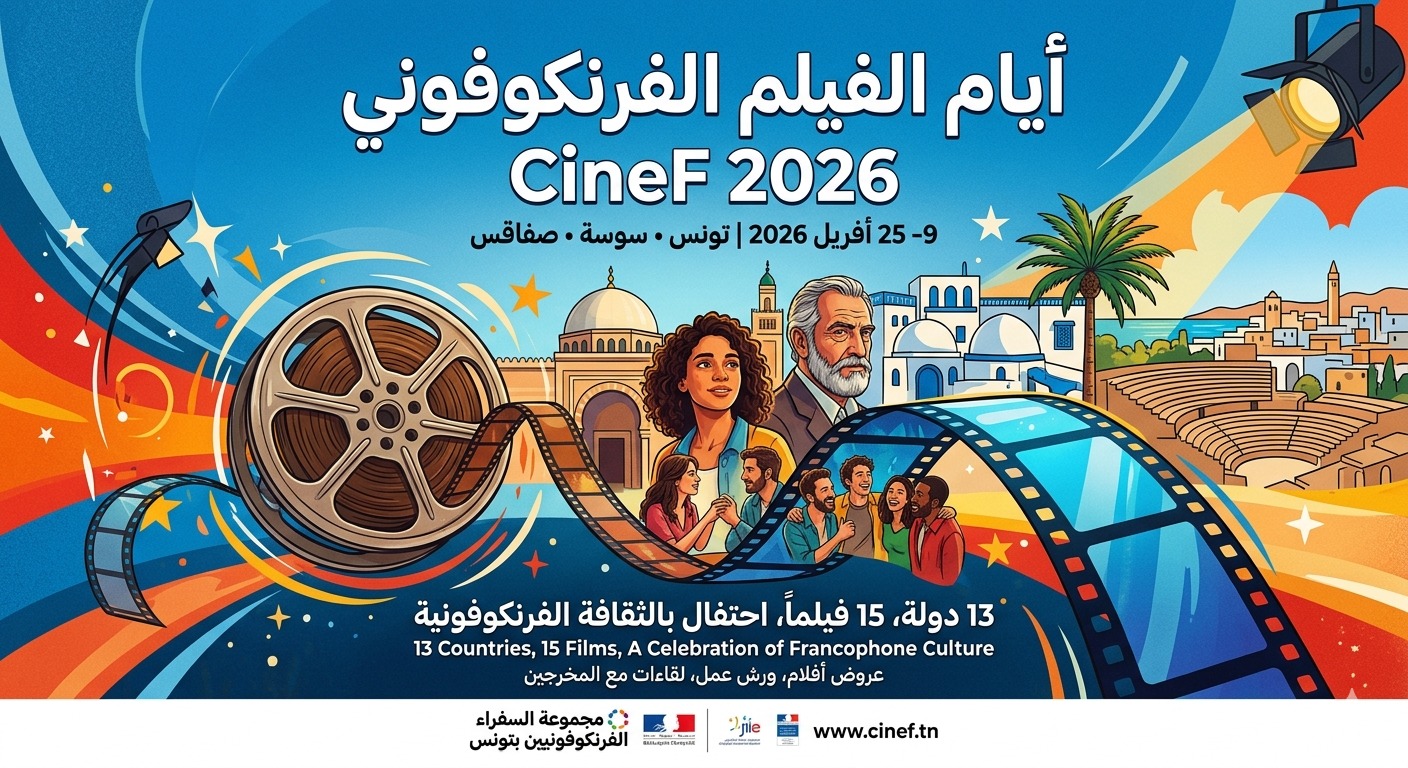تونس وجهة للسينما العالمية: انطلاق فعاليات "أيام الفيلم الفرنكوفوني CineF 2026" في أفريل المقبل