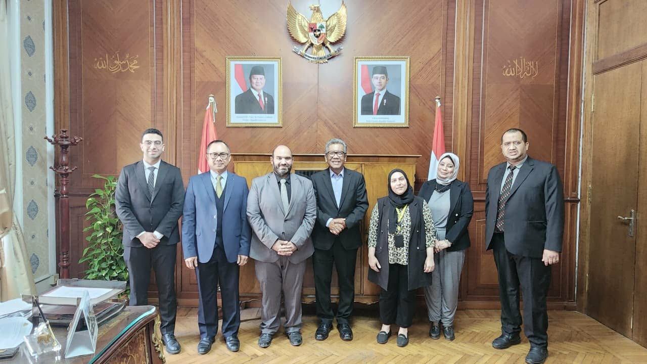 وفد مركز "إيجيبشن إنتربرايز للدراسات" يزور سفارة إندونيسيا بالقاهرة لبحث سبل تطوير التعاون المشترك