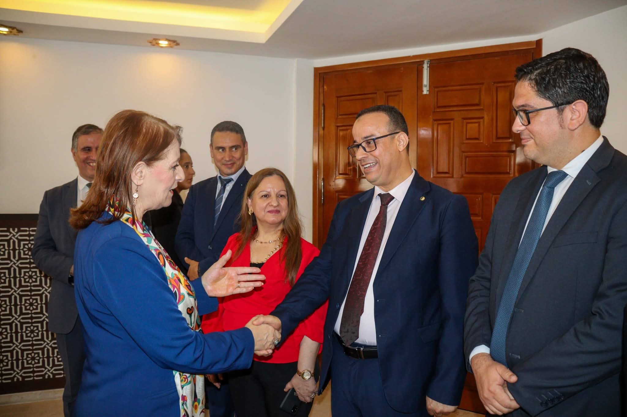 وزيرة السياحة والصناعة التقليدية السيدةحوريةمداحي تشرف على مراسم تبادل التهاني بمناسبة عيد الأضحى المبارك