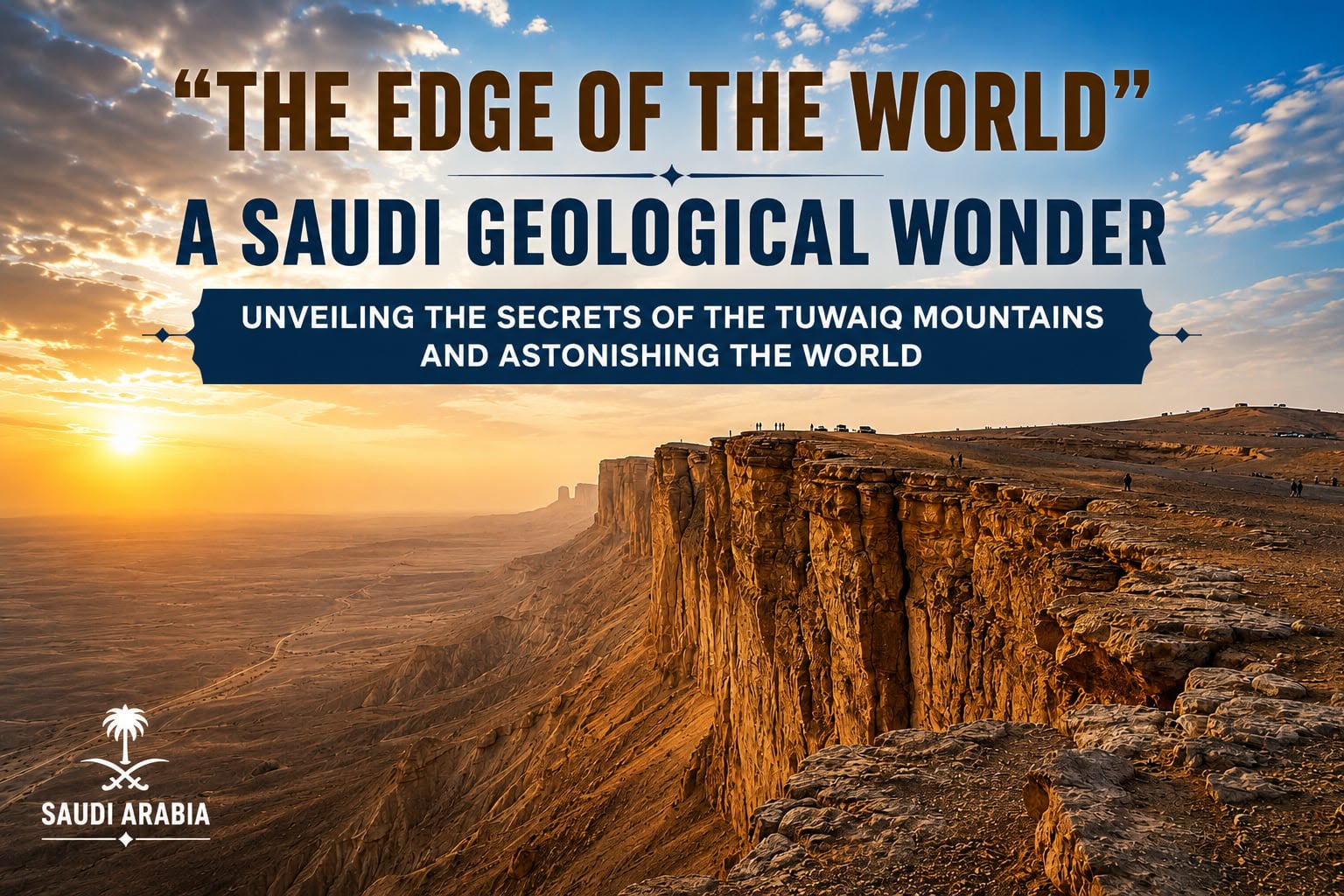 “The Edge of the World” — A Saudi Geological Marvel Revealing the Secrets of the Tuwaiq Mountains and Astonishing the World