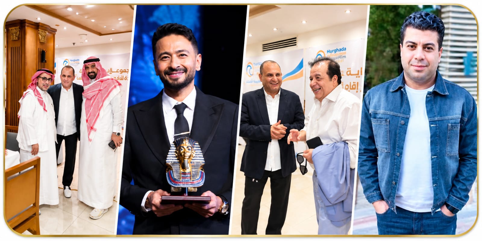 المنتج "بلال صبري" يشيد بتكريم الفنان حمادة هلال في مهرجان الغردقة لسينما الشباب