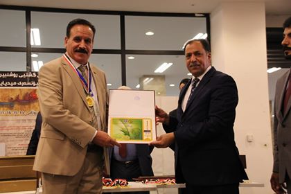 مدير عام دائرة الفنون العامة يـفتـتح مهرجان المحبة والسلام في السليمانية (8)