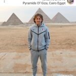 لوكا مودريتش ولاعبو المنتخب الكرواتي في زيارة للأهرامات