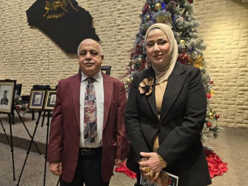 في المعرض الشخصي الثاني عشر للفنان الاستاذ الدكتور أحمد دخيل النقيب