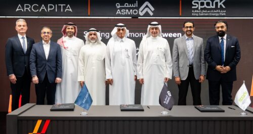 تعاون بين “أسمو “و”آركابيتا” لتطوير منشأة لوجستية متكاملة بمساحة 1.4 مليون متر مربع في مدينة الملك سلمان للطاقة