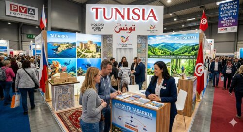 تونس تعود بقوة إلى السوق التشيكية: طبرقة “نجمة” الدورة 34 لمعرض براغ الدولي للسياحة