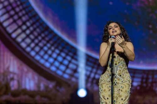 صوت مصر أنغام تعايد جمهورها في ليلة طربية استثنائية على مسرح عبادي الجوهر بجدة