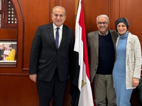 سفير مصر في الرباط يستقبل” المخرج المغربي” جمال سويسي قبل تكريمه بمهرجان الأقصر للسينما الأفريقية