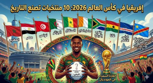 إفريقيا تكتب التاريخ: 10 منتخبات في مونديال 2026.. و”الفهود” تعود بعد غياب نصف قرن