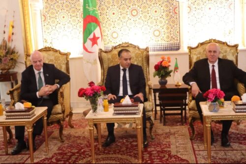 تدشين منشآت رياضية نوعية بتلمسان بحضور رئيس “فيفا” ووزير الشباب والرياضة