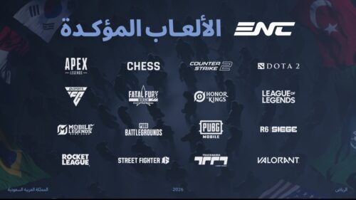 أكثر من 100 ألف لاعب من 100 دولة ومنطقة يتنافسون في 16 لعبة ضمن جولات التصفيات المؤهلة لكأس المنتخبات للرياضات الإلكترونية 2026 في الرياض