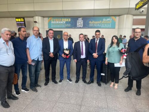 استقبال الوفد الرياضي التونسي بالجزائر في إطار برنامج التعاون الثنائي لتعزيز التبادل الرياضي”