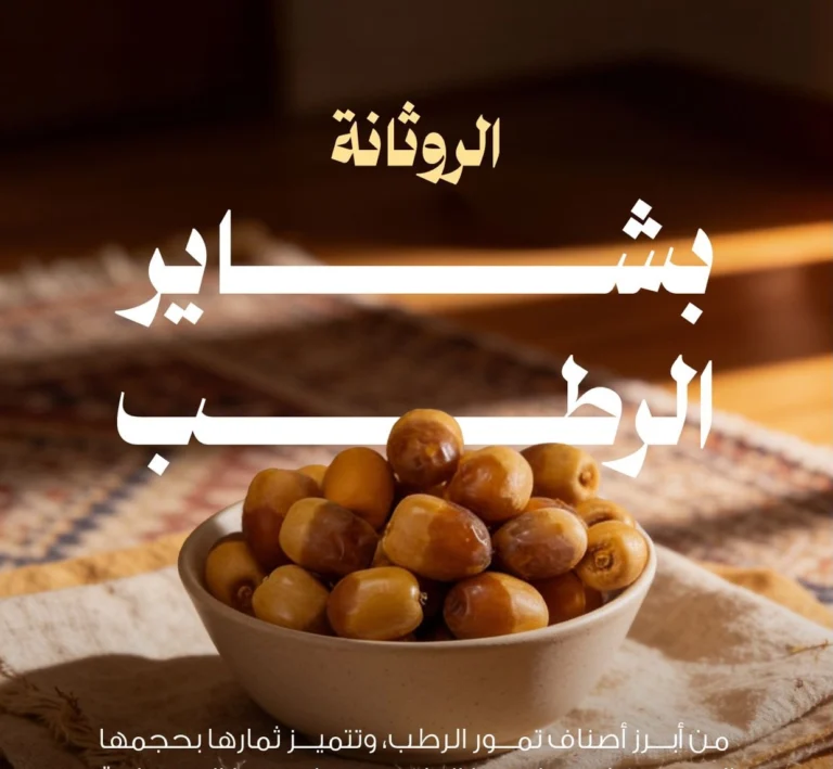 النخيل والتمور”: الروثانة تُزيّن موسم بشاير الرطب وتحقق انتشارًا واسعًا في أسواق التمور